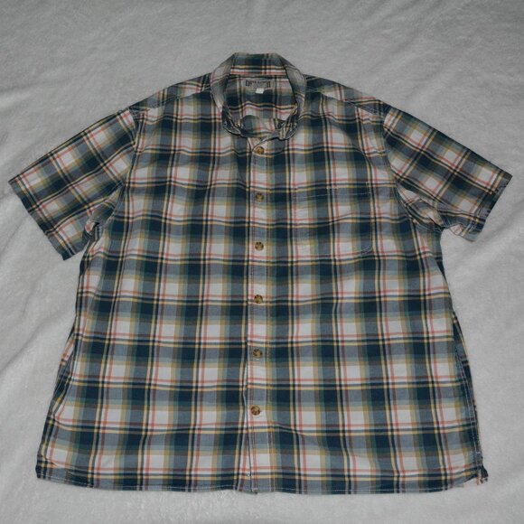Duluth Trading Co Men's Button Up Shirt XL Short Sleeve - Picture 1 of 4